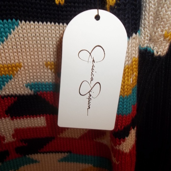 NWT Jessica Simpson Multi sweater Dress Sz M - Picture 4 of 7